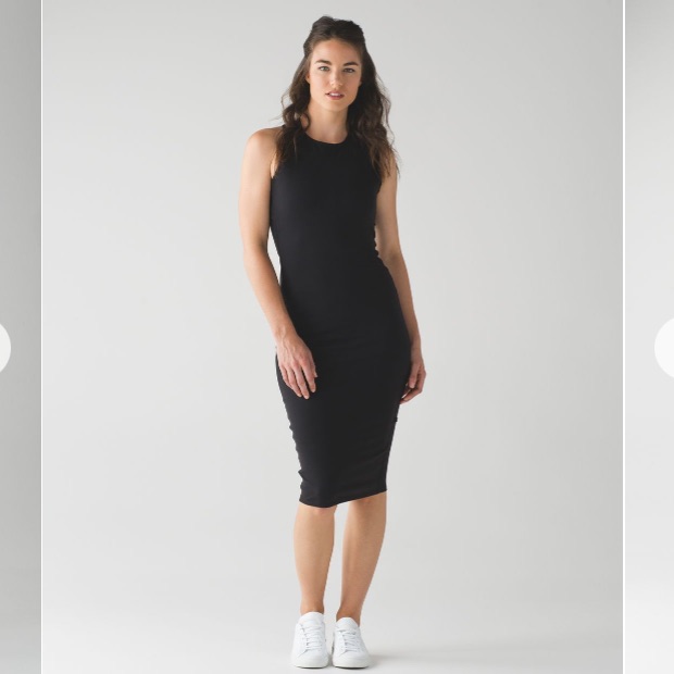 Lululemon | Nwt Picnic Play Midi Dress | Black | M